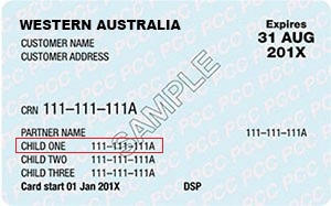 pension concession card example